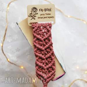 makrama zakładka do książki dla mamy prezent dzień matki, 26