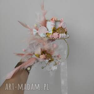 upominki Opaska świąteczna z cukierkami ozdoba do włosów