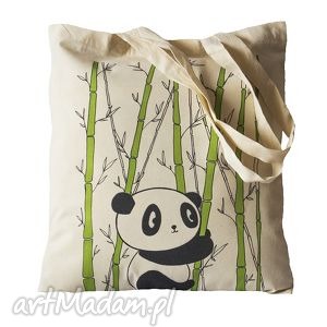 handmade torba na zakupy. Panda