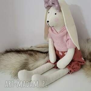 Prezent Królik króliczek lalka kolekcjonerska z personalizacją, haft