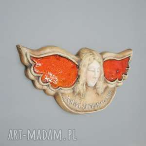 handmade ceramika anioł "stróż"