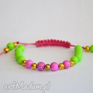 handmade shamballa z koralami