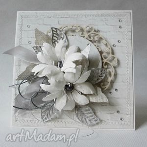 handmade scrapbooking kartki z odrobiną srebra