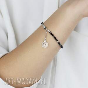 Prezent Bransoletka ze spinelem srebrna Stay true to yourself