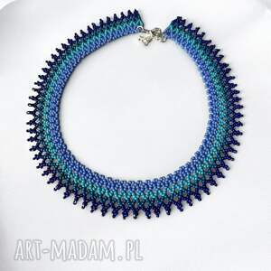 Prezent Naszyjnik koralikowy boho etniczny rękodzieło | krywulka