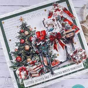 na święta prezenty Kartka świąteczno urodzinowa dla krawcowej