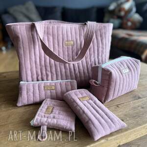 pomysł jaki prezent pod choinkę Zestaw prezentowy z lnu - zgaszony