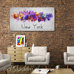 aleobrazy miasto new york 2 - 120x70cm obraz na płótnie nowy jork