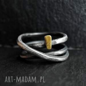 święta, srebro i złoto, złoty pierścionek