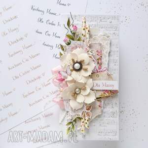 handmade scrapbooking kartki kartka dla mamy, na dzień matki