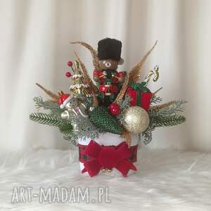 pomysł na świąteczne prezenty Deko na Boże Narodzenie z misiem. Mały