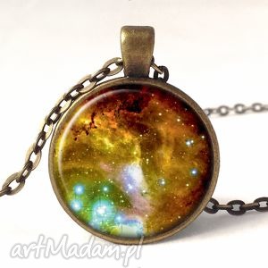 naszyjniki nebula - medalion z łańcuszkiem galaxy, kosmos prezent