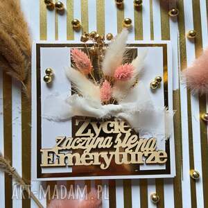 kartka z okazji przejścia na emeryturę