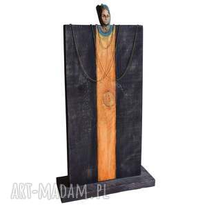 Dekoracja z drewna abstrakcyjna postać figurka /3/