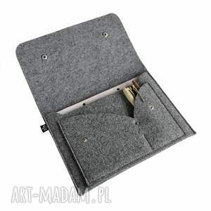 etui organizer na notatki - szary na format a5