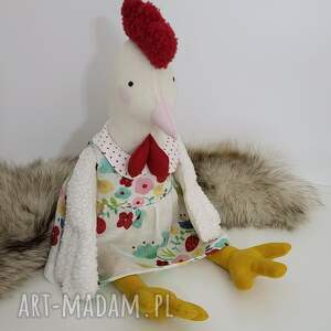 kura maskota do przytulania z personalizacją haft, maskotka dekoracyjna