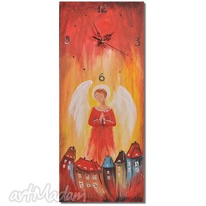 aleksandrab zegar - obraz anioł stróż, dekoracja