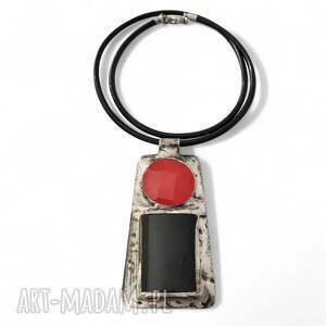 z witrażowym VESUVIO, naszyjnik - wisiorem