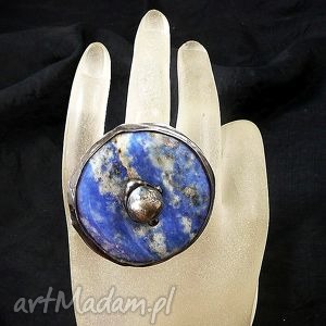 galeria limart lapis lazuli pierścień wspaniały, koneserski, efektowny