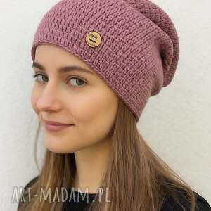 czapka całoroczna przejściowa cienka bawełna s/m brudny