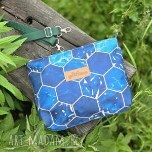 mała torebka niebieska plastry miodu dla dziewczynki prezent, dzień