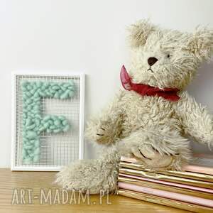handmade dekoracje alfabet litera f