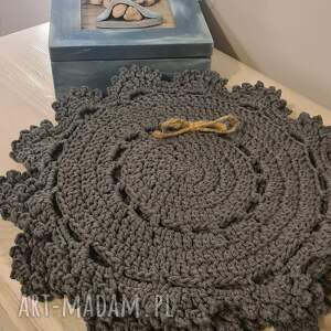 podkładka szydełkowa na stół ze sznurka bawełnianego ozdoba, prezent