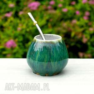 ceramiczne naczynie do yerba mate / matero handmade kolorze