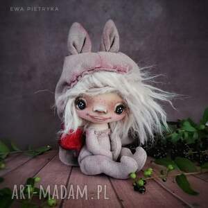 dekoracje elf w przebraniu e - piet artystyczna lalka kolekcjonerska, szmacianka