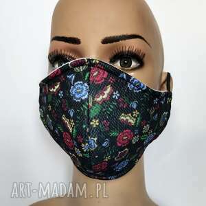 maseczki maska,maseczka ochronna z filtrem f7, maska, kolorowa, kwiaty, damska