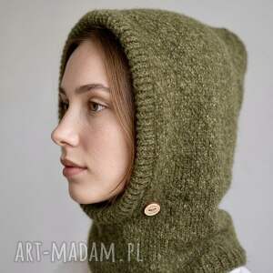 Ręcznie robiona czapka damska handmade na chłodne dni