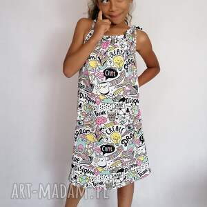 handmade sukienka letnia dla dziewczynki
