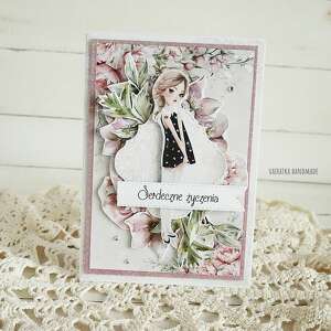 handmade scrapbooking kartki kartka z życzeniami, 553