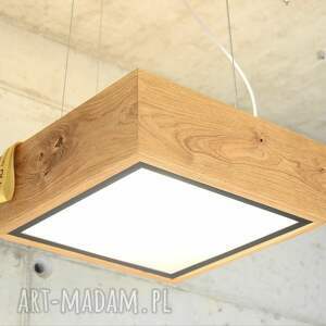 lampa na linkach - drewniana sufitowa wisząca do salonu sypialni nad stół wyspę