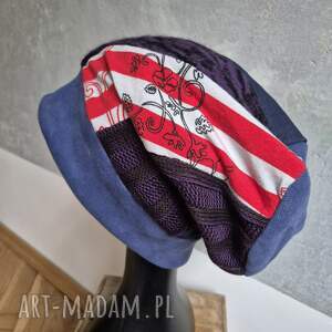 czapka patchqorkoqa smerfetka na podszewce,dobra na codzienne noszenie,uniwersalna