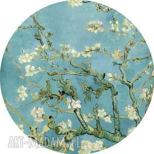 samoprzylepna tapeta koło z obrazem kwitnący migdałowiec vincenta van gogha