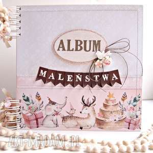 ręcznie wykonane scrapbooking albumy album maleństwa