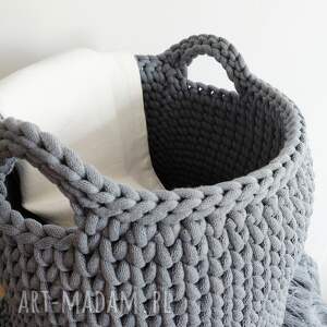 KOSZ Z GRUBEGO SZNURKA BAWEŁNIANEGO, ze przechowywanie