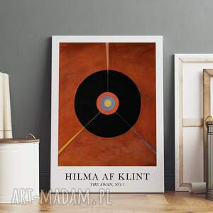 hilma af klint the swan no 1 - plakat w formacie 40x50 cm, modne plakaty