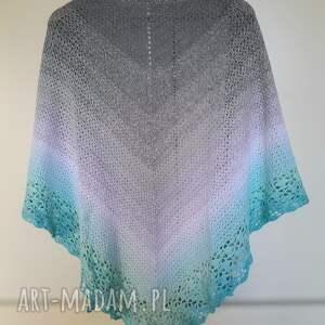 na szydełku, chusta bambusowa