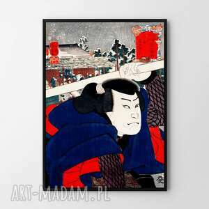 plakat obraz samuraj #2 50x70 cm B2 azja