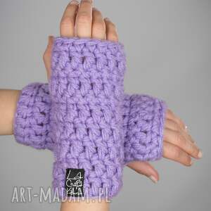 ręczne wykonanie rękawiczki rękawiczki 31 - jasnofioletowe