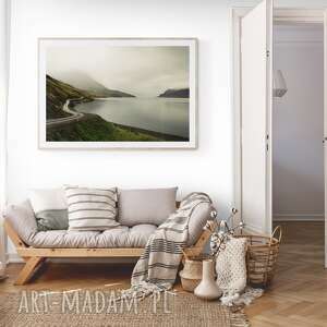 margo art plakat 40x60 cm droga, wydruk, dekoracja islandia krajobraz