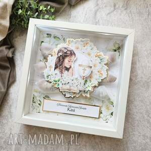 Prezent 3d z okazji Pierwszej Komunii Świętej, ramka 3d