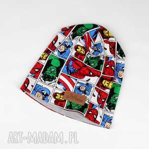 handmade chustki i apaszki czapka unisex marvel komiks unisex