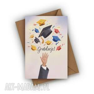 kartka z okazji ukończenia szkoły - gratulacje dla ucznia