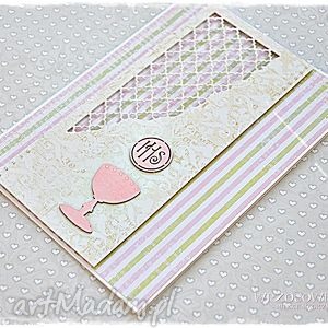 handmade scrapbooking kartki kartka na komunię