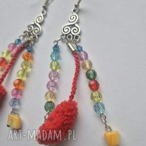 kolczyki kolorowe boho bok z1 leciutkie fo dsm, et, bo fr