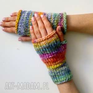 handmade rękawiczki mitenki