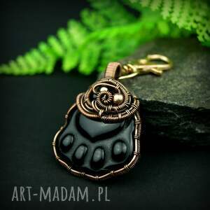 onyks - brelok dla zwierzoluba psiarza, kociary kamieniem